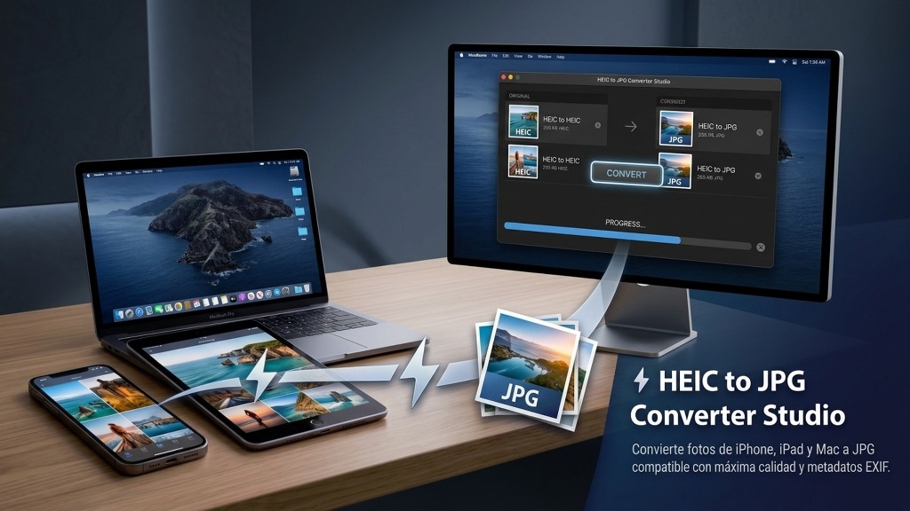 HEIC to JPG Converter Studio